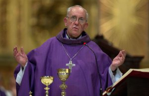 Pope Francis in Purple