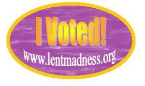 I Voted Lent Madness