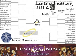 Lent Madness 2014 bracket
