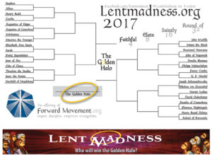 Lent Madness 2017 bracket
