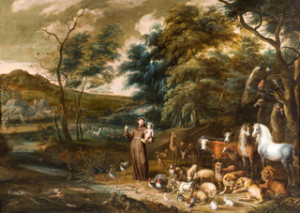 St. Francis with the animals