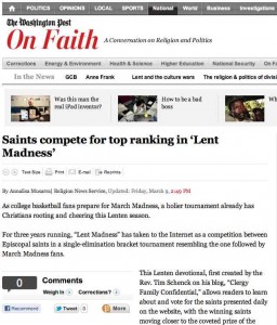 Washington Post Lent Madness