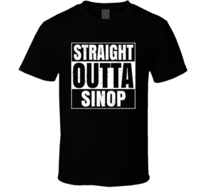 T shirt- Straight Outta Sinop