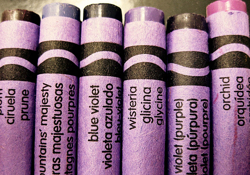 Purple Crayons
